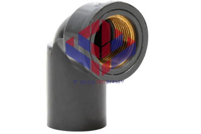 Faucet Elbow with metal insert PVC Rucika AW 1/2"