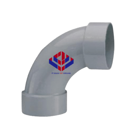 Large Radius Elbow PVC Rucika D 150 mm (6")
