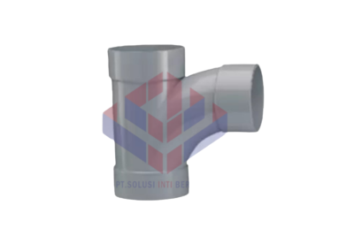 Large Radius Tee PVC Rucika D 50x40 (2"x 1-1/2")